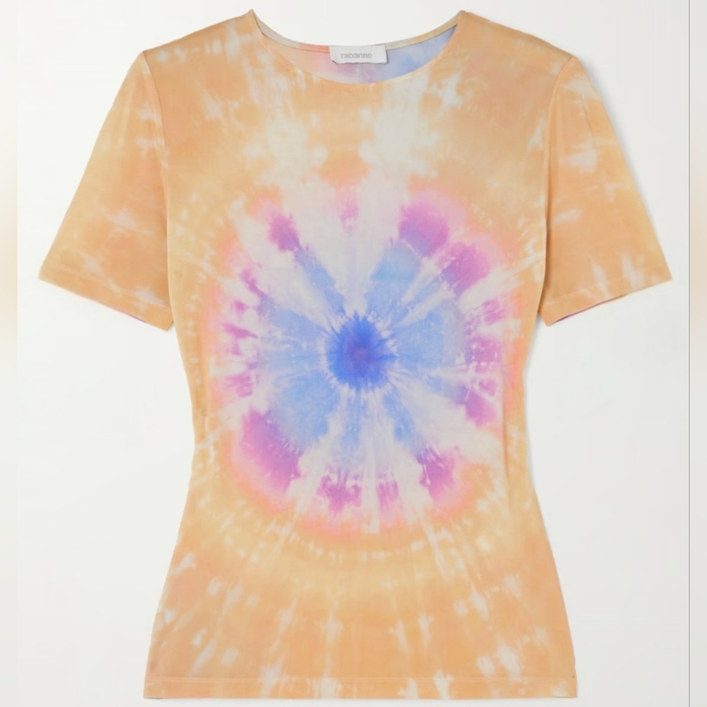 Paco Rabanne Multicolor Tie-Dye Short Sleeve Tee